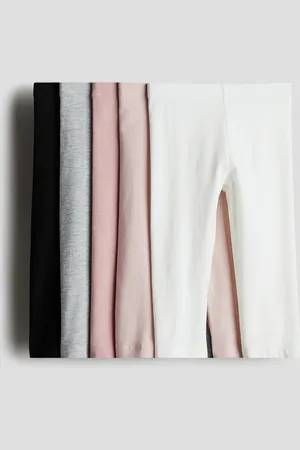 H&M 5-pack caprileggings i bomull