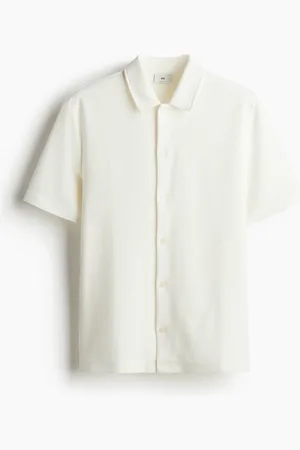 H&M Regular Fit Kortermet skjorte i trikot