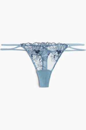 H&M Brodert stringtruse tanga