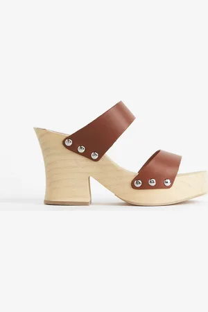 H&M Platåsandaler i skinn