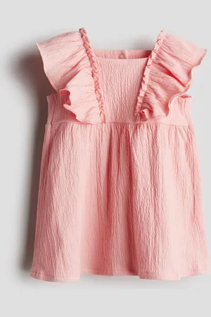 H&M Strukturmønstret trikotkjole