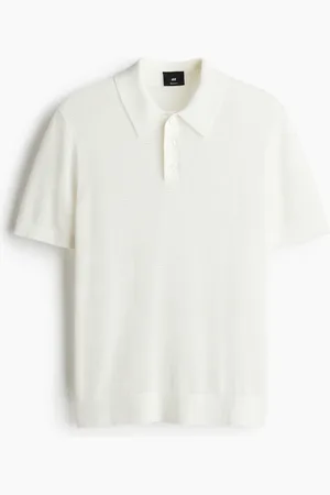 H&M Regular Fit Hullstrikket pologenser