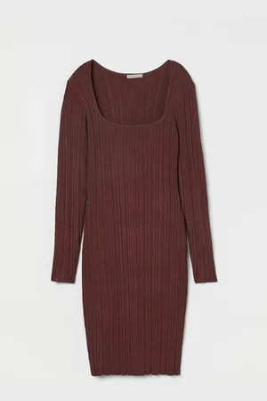 H&M Ribbestrikket kjole