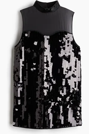 H&M Minikjole med paljetter