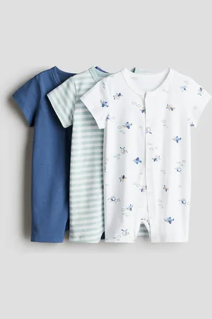 H&M 3-pack pyjamasoverall i bomull