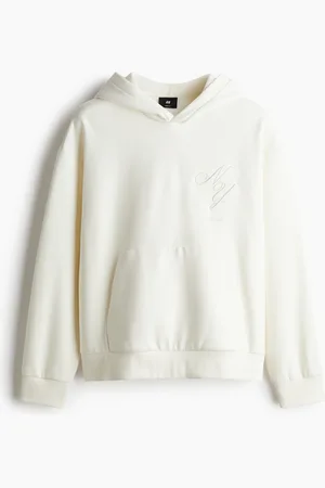 H&M Loose Fit Hettegenser med trykk