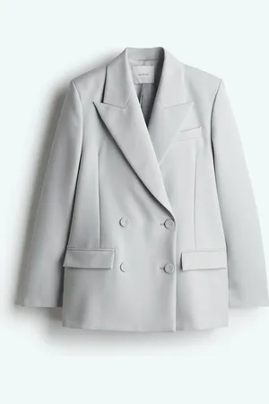 H&M Oversized blazer i ullmiks