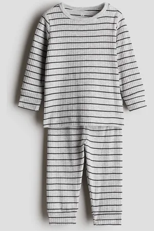 H&M Ribbestrikket sett i bomull