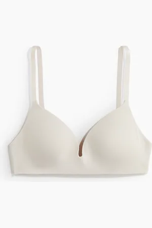 H&M Vattert, spileløs BH i micro