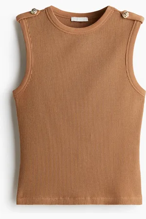 H&M Ribbestrikket singlet