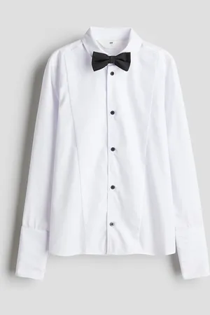 H&M Smokingskjorte og tversoversløyfe
