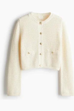 H&M Strukturstrikket cardigan