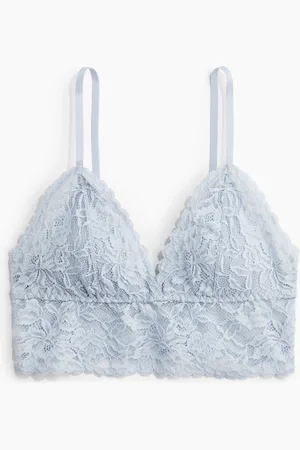 H&M Vattert bralette i blonde