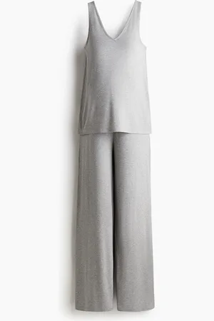 H&M MAMA 2-delt ribbestrikket sett