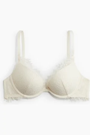 H&M Super push up-BH i blonde