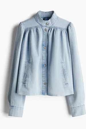 H&M Oversized skjortejakke i denim