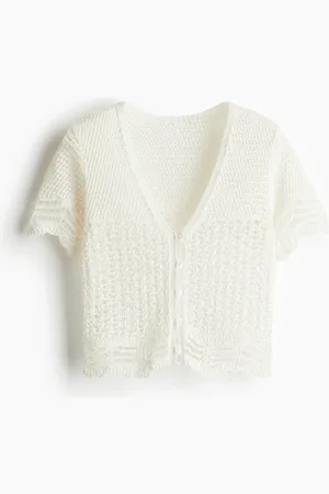 H&M Strandtopp i heklet look