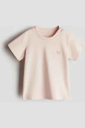 H&M T-shirt i bomullstrikot