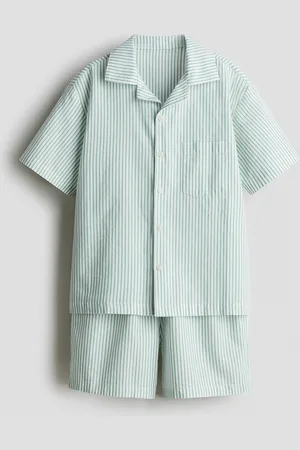 H&M Pyjamas i bomullspoplin