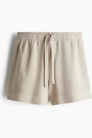 H&M Washed sweatshorts i bomull