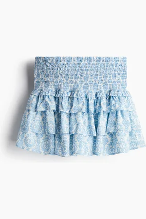 H&M Miniskjørt med volanger