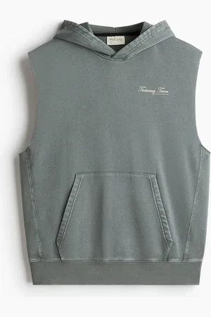 H&M Loose Fit Ermeløs treningshettegenser
