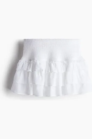 H&M Miniskjørt med volanger