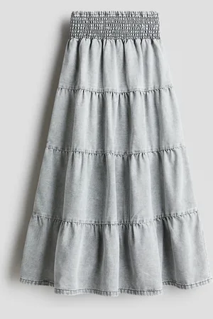 H&M Volangskjørt i denim