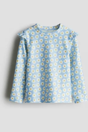H&M UPF 50 badegenser med volangkant
