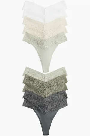 H&M 10-pack truse thong i blonde