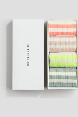 H&M 4-pack sokker