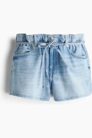 H&M High Rise Paper bag-denimshorts