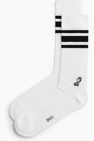 H&M Ribbestrikkede sokker
