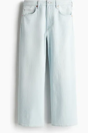 H&M Wide High Cropped Jeans