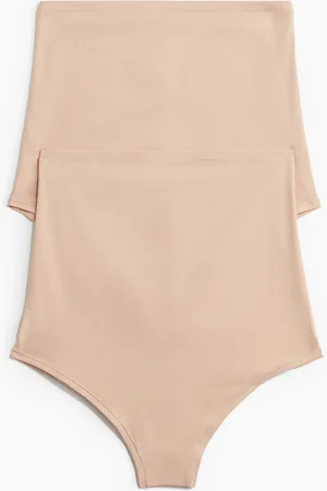 H&M MAMA 2-pack High Waist Truse i micro