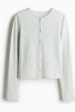 H&M Cardigan i pointelletrikot