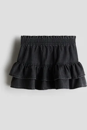 H&M Volangskjørt i denim