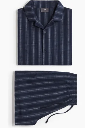 H&M Pyjamas med skjorte og shorts i bomull