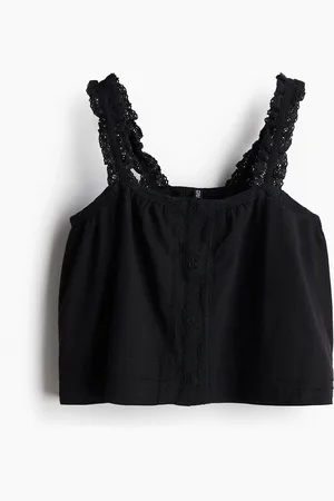 H&M Stroppetopp med blonder