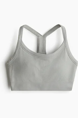 H&M Sømløs Medium Support sports-BH med DryMove™