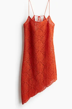 H&M Stroppekjole i heklet look