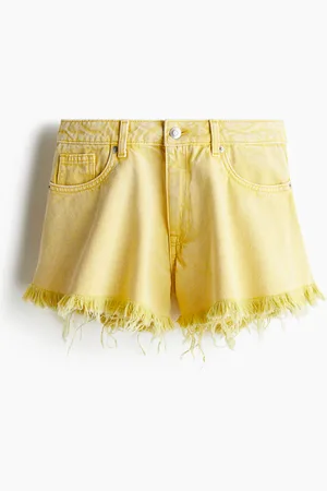 H&M Denimshorts med frynsete kanter