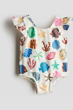 H&M Frill-trimmed swimsuit