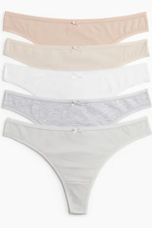 H&M 5-pack truse thong i bomull