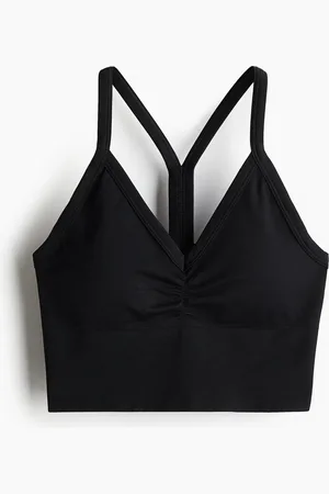 H&M Sømløs Medium Support sports-BH med DryMove™