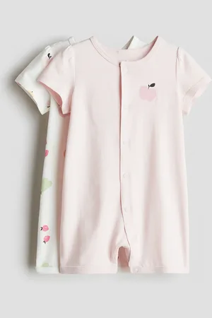 H&M 2-pack pyjamasoverall i bomull