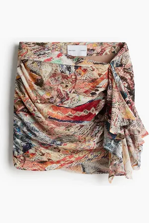 H&M Drapert miniskjørt