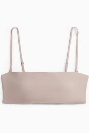 H&M Vattert bandeau-BH i trikot