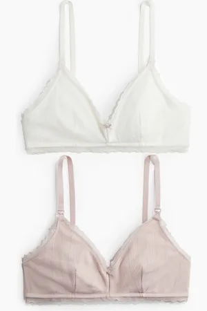 H&M MAMA 2-pack amme-BH i pointelle