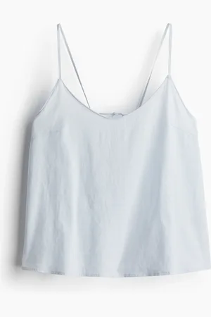 H&M Stroppetopp i linmiks